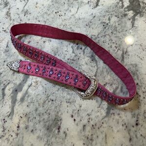 Pink Studded Belt